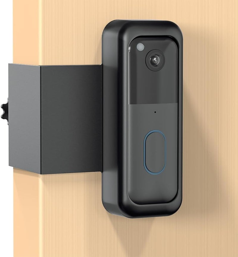 SENLEG Blink Doorbell Mount, Anti-Theft Blink Video Doorbell Door Mount Bracket No Drilling, Not Block Doorbell Motion Sensor, Easy to Install, Fit for Blink Doorbell Camera (Black) - Image 1